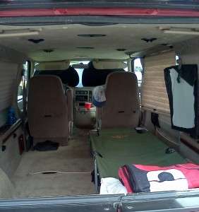 van interior